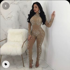 Rhinestone jumpsuit